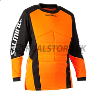 Salming Atlas Goalie Jersey JR Orange/Black brankársky dres