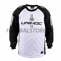 Unihoc Goalie Sweater Alpha white/black
