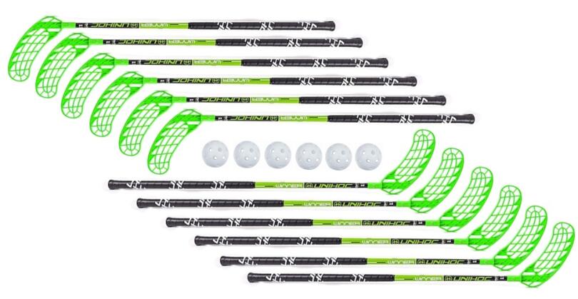 Unihoc Winner 35 JR black/green 12+6loptičiek