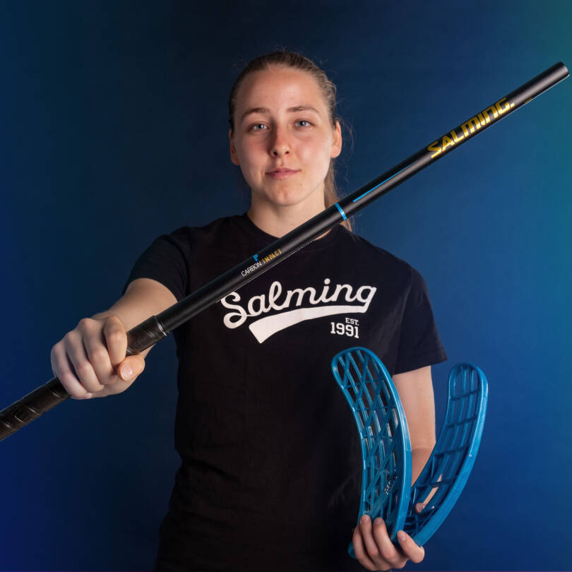 Salming P-Series Carbon Impact Shaft 29 JR Black