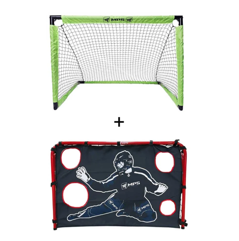 MPS skládací branka PVC 90x60 + Autobrankár Goal buster 90x60