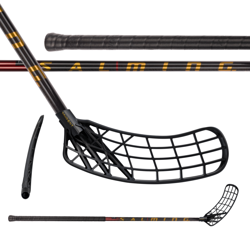 Salming Q-series Carbon Swift Trident JR 30 Black/Red