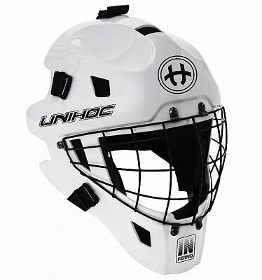 Unihoc Inferno 44 White  brankárska maska