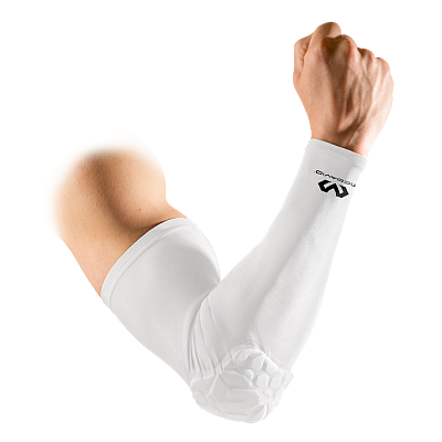 McDavid 6500 Hex Shooter Arm Sleeve bieľa veľ. L