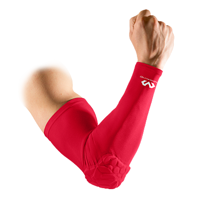 McDavid 6500 Hex Shooter Arm Sleeve červená veľ. M