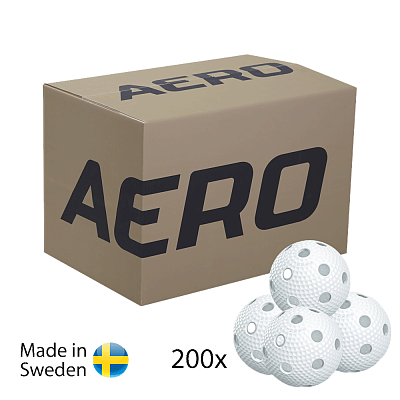 Salming loptičky Aero Ball White 200 Box