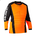 Salming Atlas Goalie Jersey JR Orange/Black brankársky dres