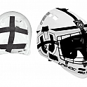 Unihoc brankárska maska Shield white/black
