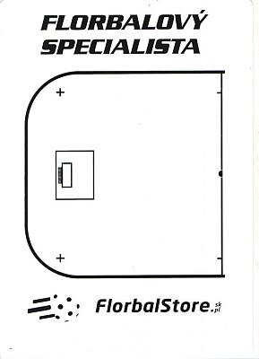 Trénerská tabuľka Florbalstore A4 obojstranná