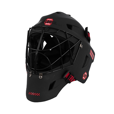 ZONE PRO Cat Eye Cage Black/red brankárska maska