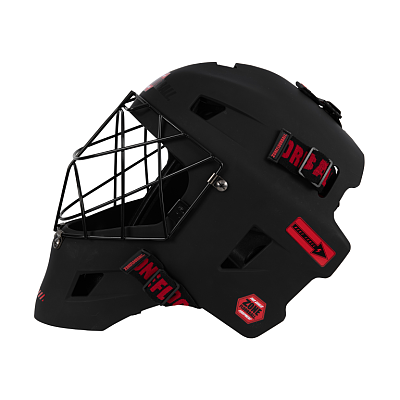 ZONE PRO Cat Eye Cage Black/red brankárska maska