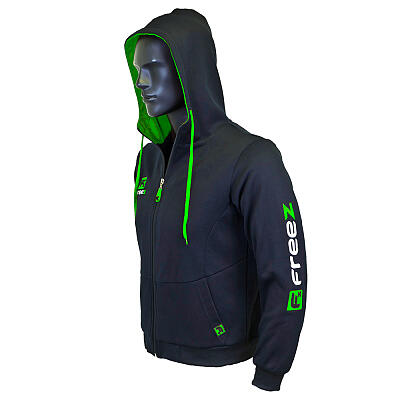 Freez Victory Zip Hood black/green senior