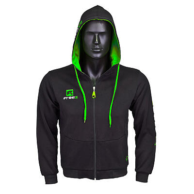 Freez Victory Zip Hood black/green senior