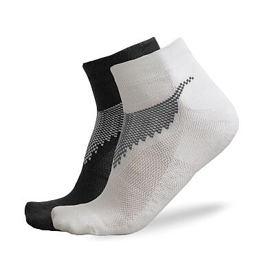 Freez Ancle Socks 2-pack black+white