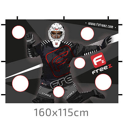 Freez Floorball Goal Buster 160 x 115 Black