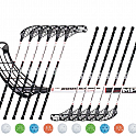 Florbalový set MPS Boomerang Black (12 hokejok)