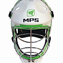 MPS brank. maska PRO WG 2024 - Metal White/Green helmet strieborná mriežka