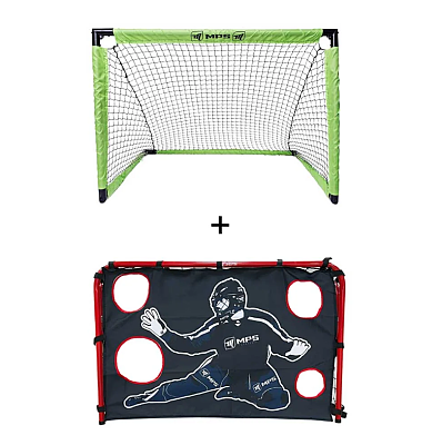 MPS skládací branka PVC 90x60 + Autobrankár Goal buster 90x60