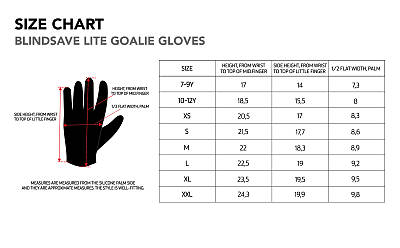 Blindsave Lite Goalie brankárske rukavice JR.