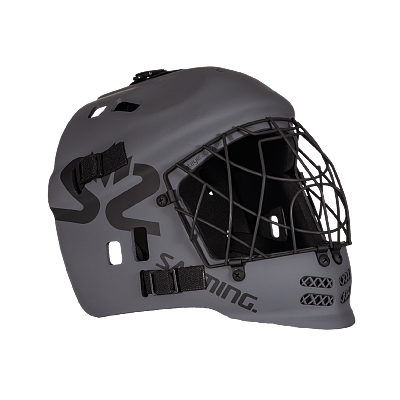 Salming Core Helmet JR Dark Grey brankárská maska