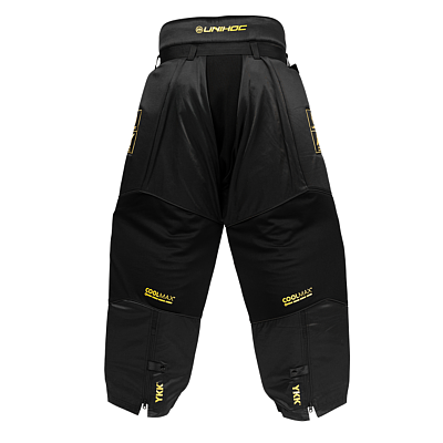 Unihoc Goalie Pants Alpha Evolab Black/gold