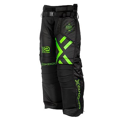 Oxdog brankárske nohavice X2 Goalie Pants SR Black/Green