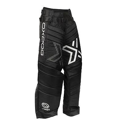Oxdog Vision Goalie Pants SR Black-White brankárske nohavice