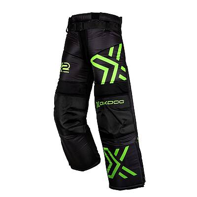 Oxdog brankárske nohavice X2 Goalie Pants JR Black/Green
