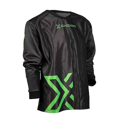 Oxdog brankársky dres Goalie Shirt SR Black/Green padded
