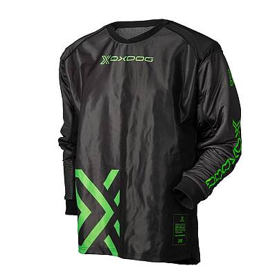 Oxdog brankársky dres Goalie Shirt SR Black/Green padded