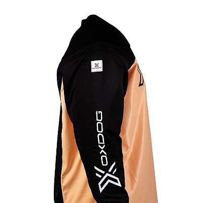 Oxdog brankársky dres Goalie Shirt SR Apricot/black, padded
