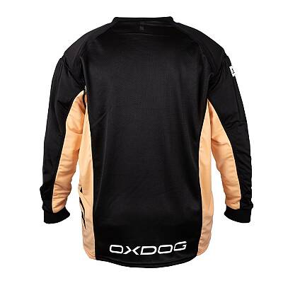 Oxdog brankársky dres Goalie Shirt SR Apricot/black, padded