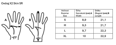 Oxdog X2 Skin Goalie Glove Black-Green SR