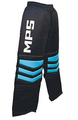 MPS Elite Black/Blue brankárske nohavice