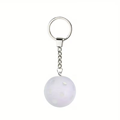 Florbalková lopta - prívesok na kľúče