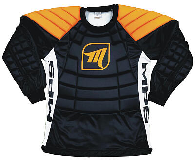 MPS ELITE brankársky set Orange + maska Pro Flame - Orange/Chrome + Florbalové rukavice MPS