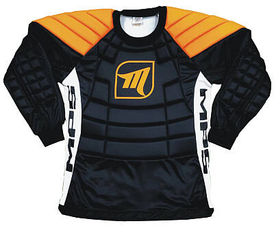 MPS ELITE brankársky set Orange + maska Pro Flame - Orange/Chrome + Florbalové rukavice MPS