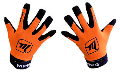 MPS ELITE brankársky set Orange + maska Pro Flame - Orange/Chrome + Florbalové rukavice MPS