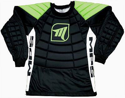 MPS ELITE brankársky set Green + maska Pro Flame - Green /Chrome + Florbalové rukavice MPS