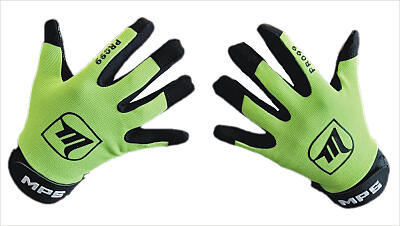 MPS ELITE brankársky set Green + maska Pro Flame - Green /Chrome + Florbalové rukavice MPS
