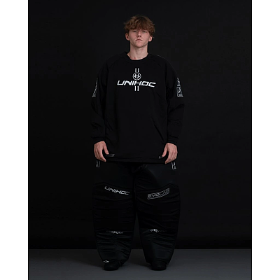 Unihoc Goalie Pants Alpha Evolab Black/Silver