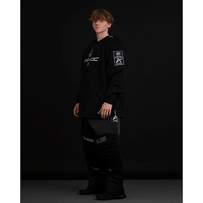 Unihoc Goalie Pants Alpha Evolab Black/Silver
