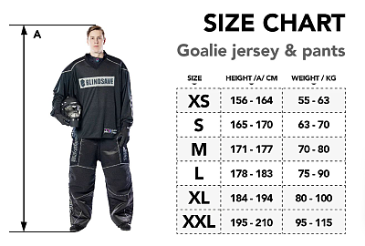 Blindsave Vault Goalie Pants RC Black & White brankárske nohavice